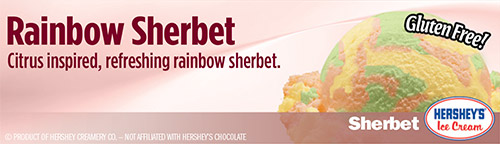 Rainbow Sherbet: Citrus inspired, refreshing rainbow sherbet!